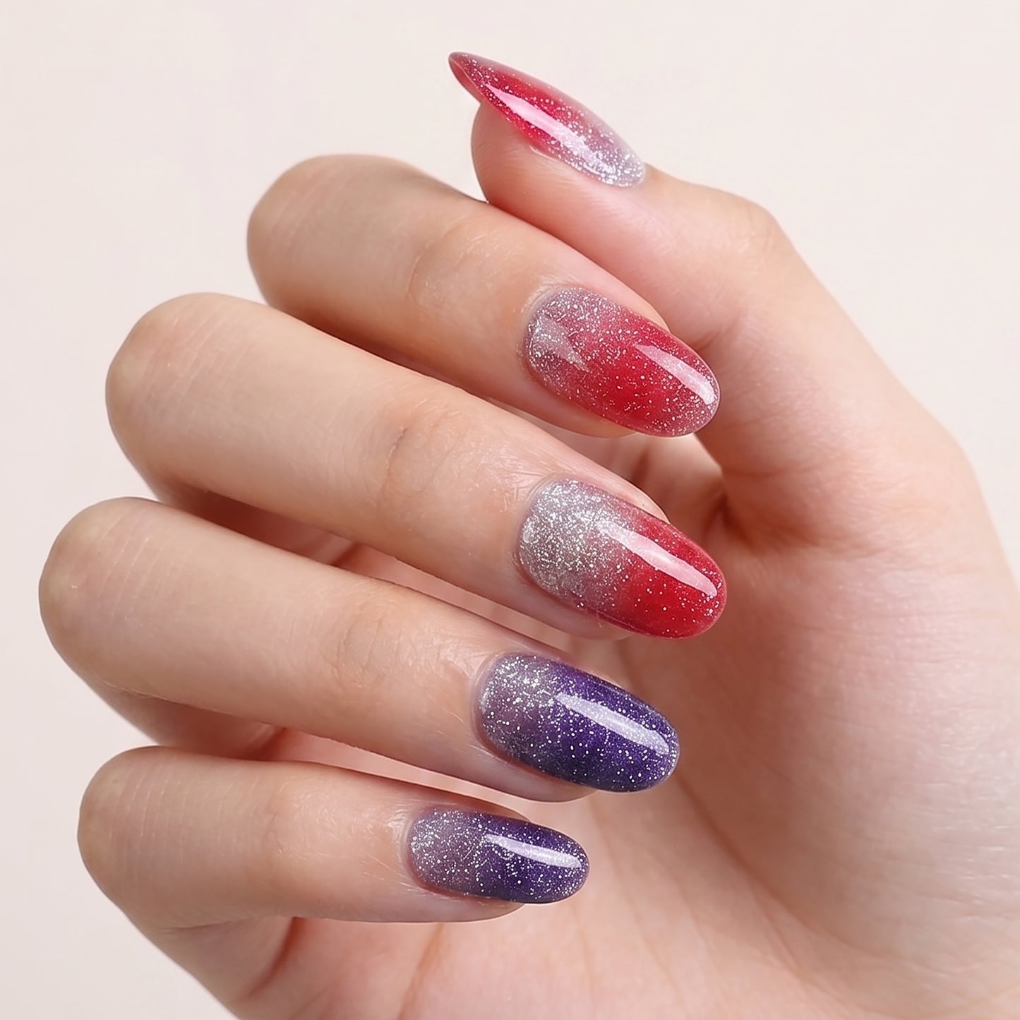 KRAVELUXX Non-Toxic Nail Wraps - Long Lasting Nail Polish Strips, No UV Lamp Needed ZK-0002