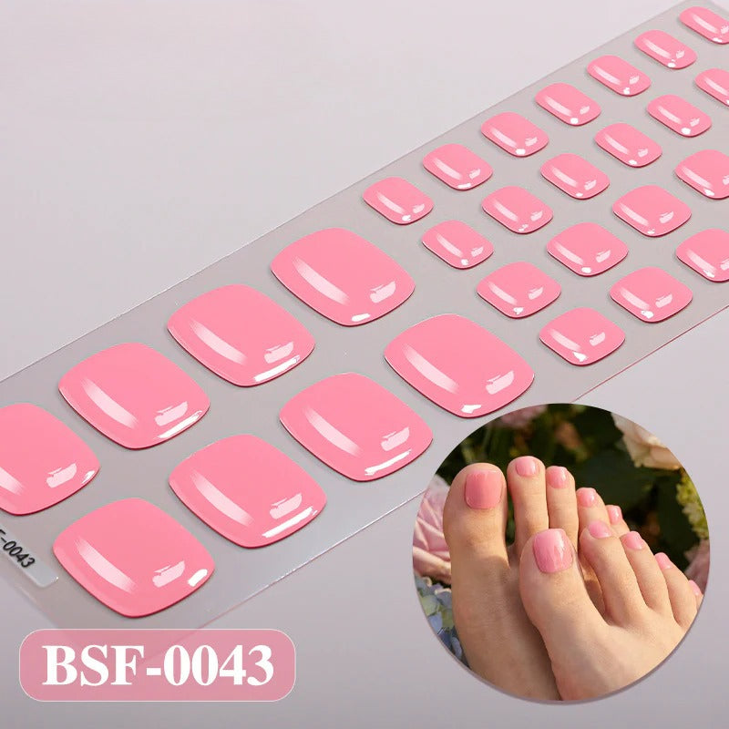 Gel Nail Strips UV-Free BSF-0043