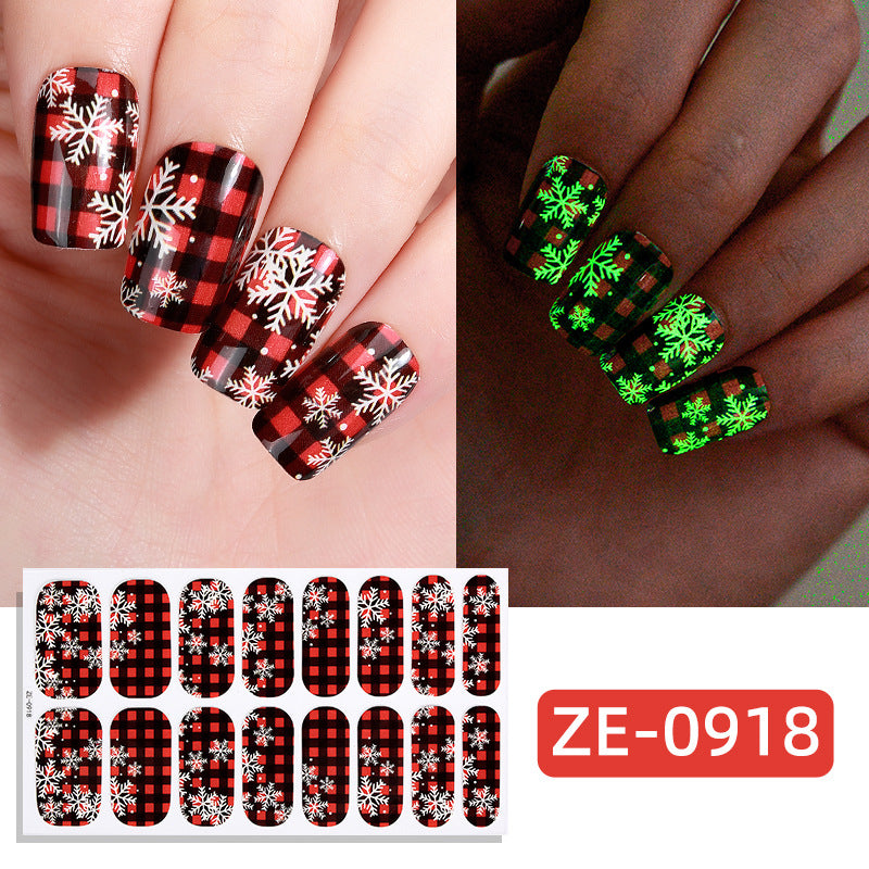 KRAVELUXX Non-Toxic Nail Wraps - Long Lasting Nail Polish Strips, No UV Lamp Needed ZE-0918