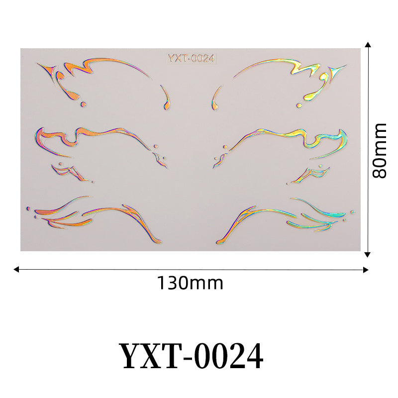 Instant Euphoria Eye Decals - Holographic Festival Eyeliner Stickers