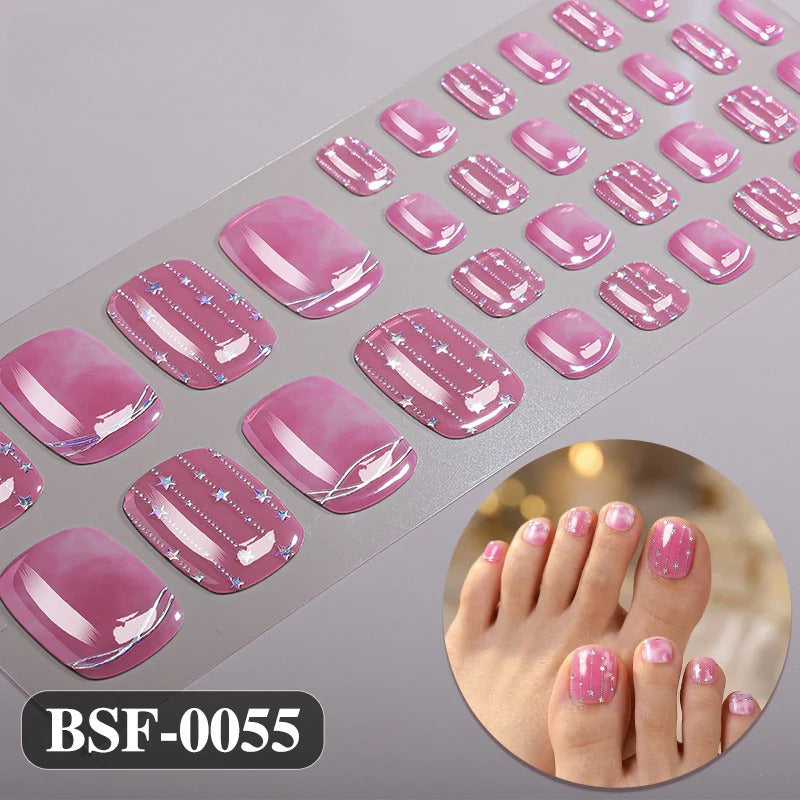 Gel Nail Strips UV-Free BSF-0055