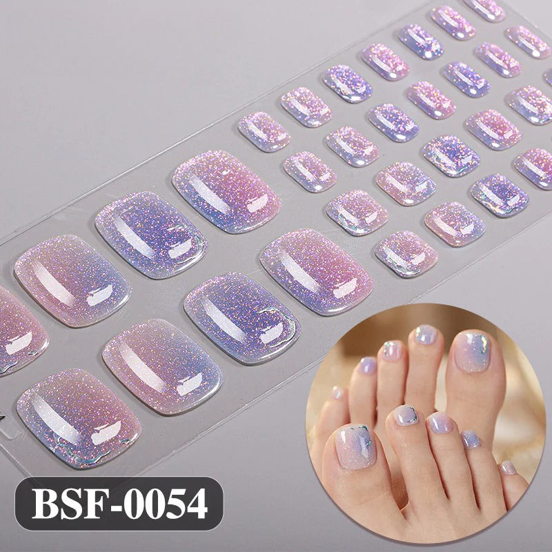 Gel Nail Strips UV-Free BSF-0054