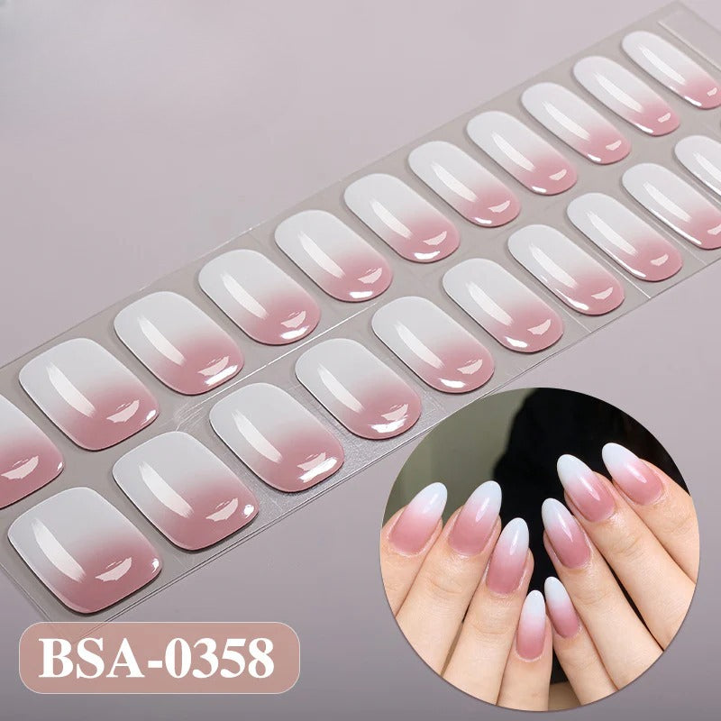 Gel Nail Strips UV-Free BSA-0358