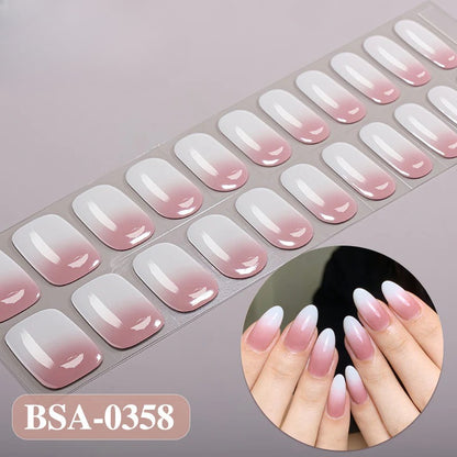 Gel Nail Strips UV-Free BSA-0358