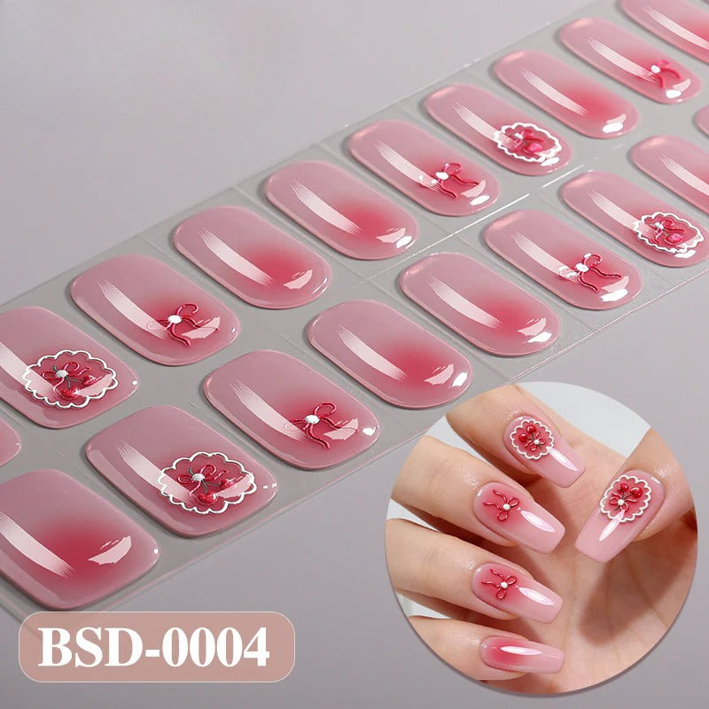 Gel Nail Strips UV-Free BSD-0004
