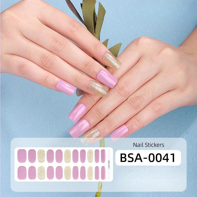 Gel Nail Strips UV-Free BSA-0041