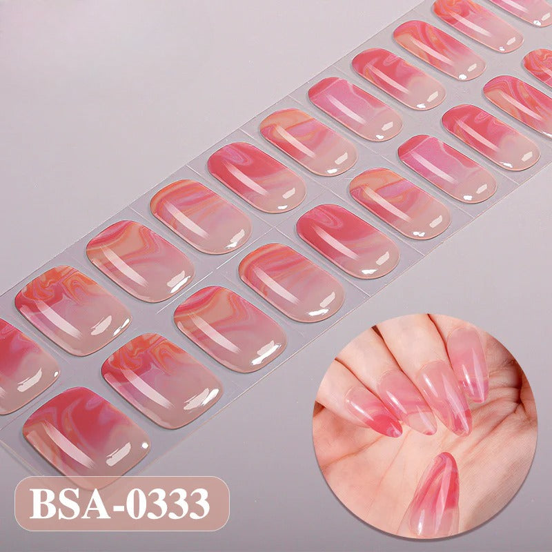 Gel Nail Strips UV-Free BSA-0333
