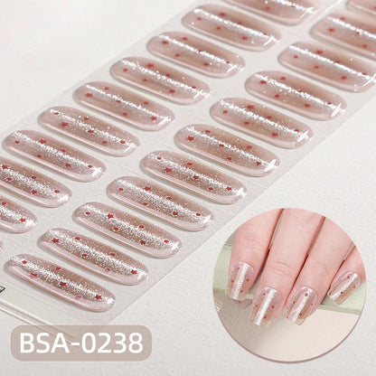 Gel Nail Strips UV-Free BSA-0238