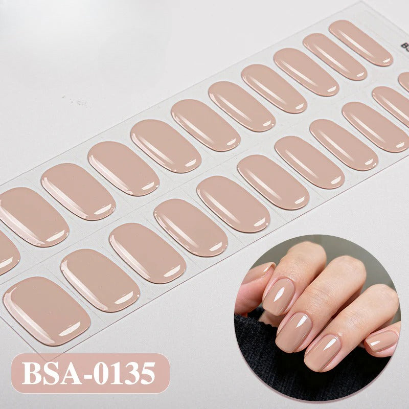 Gel Nail Strips UV-Free BSA-0135