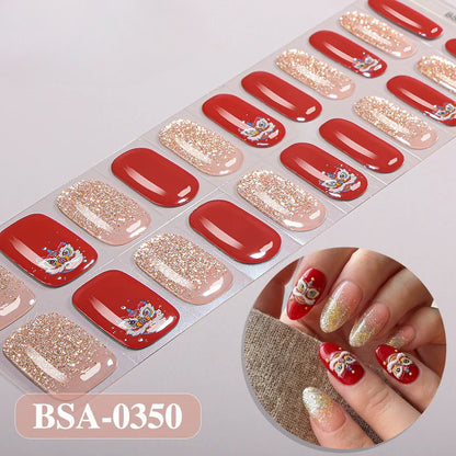 Gel Nail Strips UV-Free BSA-0350