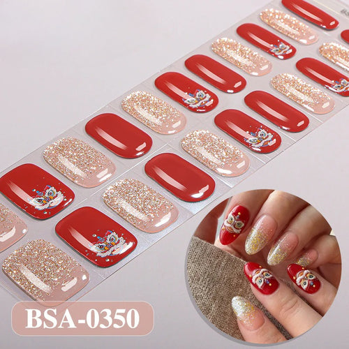 Gel Nail Strips UV-Free BSA-0350