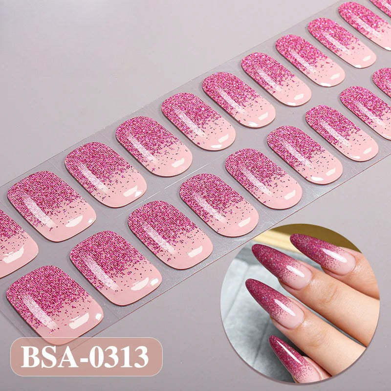 Gel Nail Strips UV-Free BSA-0313