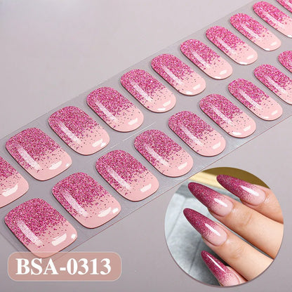 Gel Nail Strips UV-Free BSA-0313