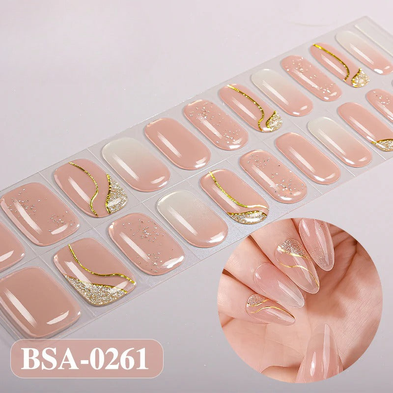 Gel Nail Strips UV-Free BSA-0261