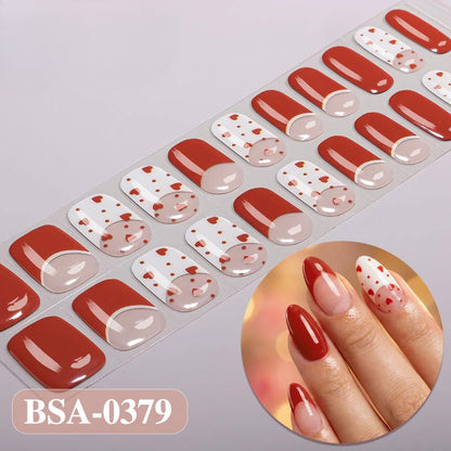 Gel Nail Strips UV-Free BSA-0379
