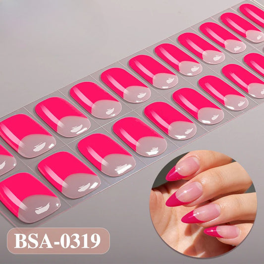 Gel Nail Strips UV-Free BSA-0319