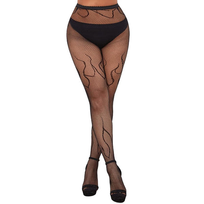 KRAVELUXX Fishnet Garter Belt Stocking Suspender Pantyhose Tights Thigh High Pantyhose