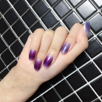 KRAVELUXX Non-Toxic Nail Wraps - Long Lasting Nail Polish Strips, No UV Lamp Needed ZK-0004