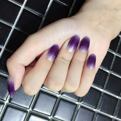 KRAVELUXX Non-Toxic Nail Wraps - Long Lasting Nail Polish Strips, No UV Lamp Needed ZK-0019