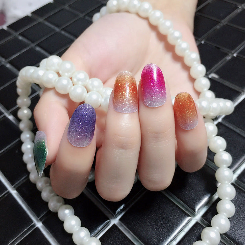 KRAVELUXX Non-Toxic Nail Wraps - Long Lasting Nail Polish Strips, No UV Lamp Needed ZK-0001