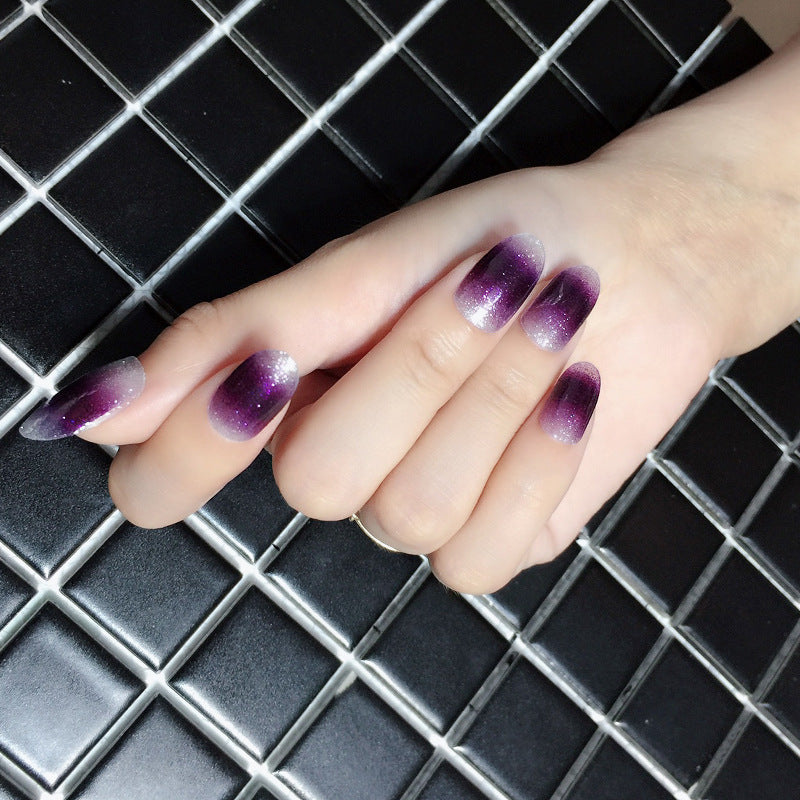 KRAVELUXX Non-Toxic Nail Wraps - Long Lasting Nail Polish Strips, No UV Lamp Needed ZK-0005