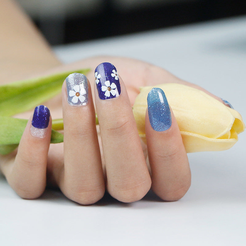 KRAVELUXX Non-Toxic Nail Wraps - Long Lasting Nail Polish Strips, No UV Lamp Needed ZK-0014