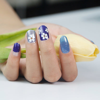 KRAVELUXX Non-Toxic Nail Wraps - Long Lasting Nail Polish Strips, No UV Lamp Needed ZK-0014
