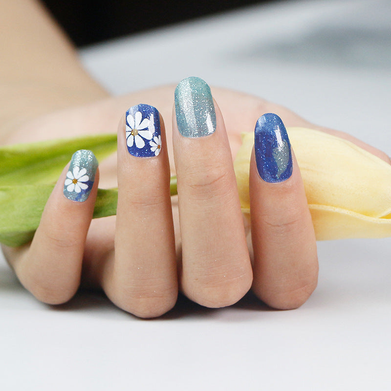 KRAVELUXX Non-Toxic Nail Wraps - Long Lasting Nail Polish Strips, No UV Lamp Needed ZK-0022