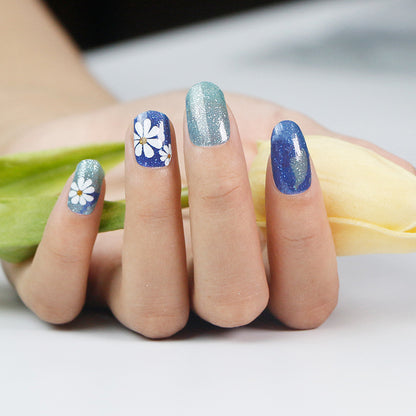 KRAVELUXX Non-Toxic Nail Wraps - Long Lasting Nail Polish Strips, No UV Lamp Needed ZK-0022