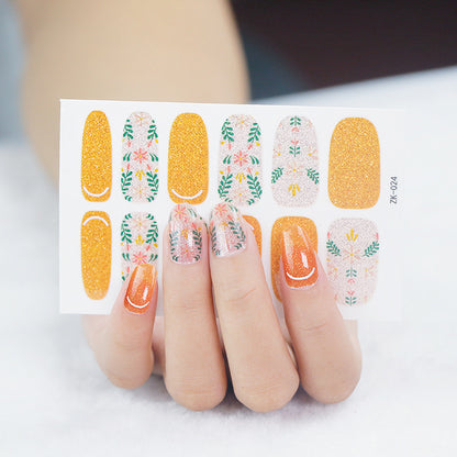 KRAVELUXX Non-Toxic Nail Wraps - Long Lasting Nail Polish Strips, No UV Lamp Needed ZK-0024