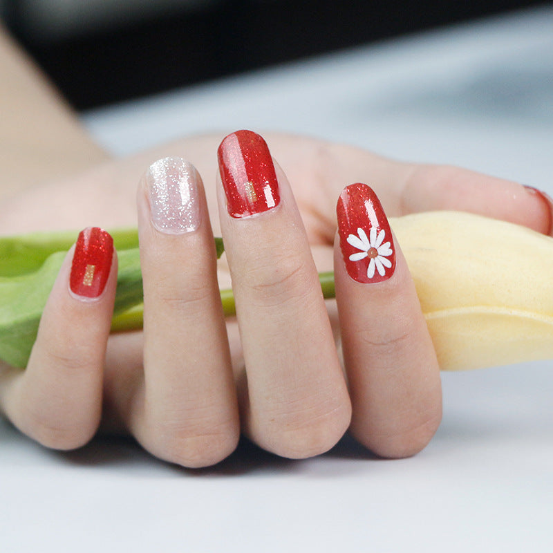 KRAVELUXX Non-Toxic Nail Wraps - Long Lasting Nail Polish Strips, No UV Lamp Needed ZK-0015