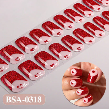 Gel Nail Strips UV-Free BSA-0318