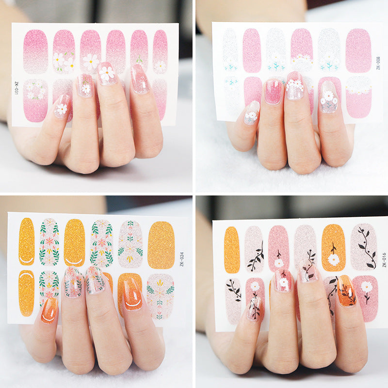 KRAVELUXX Nail Polish Strips -Non-Toxic Nail Wraps for Women, No UV Lamp Needed, Long Lasting DIY Manicure Decals, Classic Solid Colors & Designs with Nail File