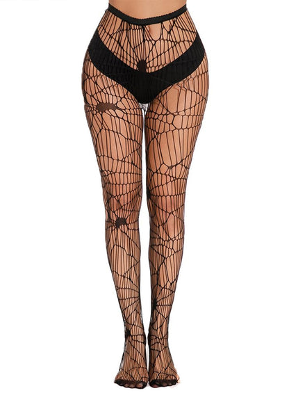 KRAVELUXX Fishnet Garter Belt Stocking Suspender Pantyhose Tights Thigh High Pantyhose
