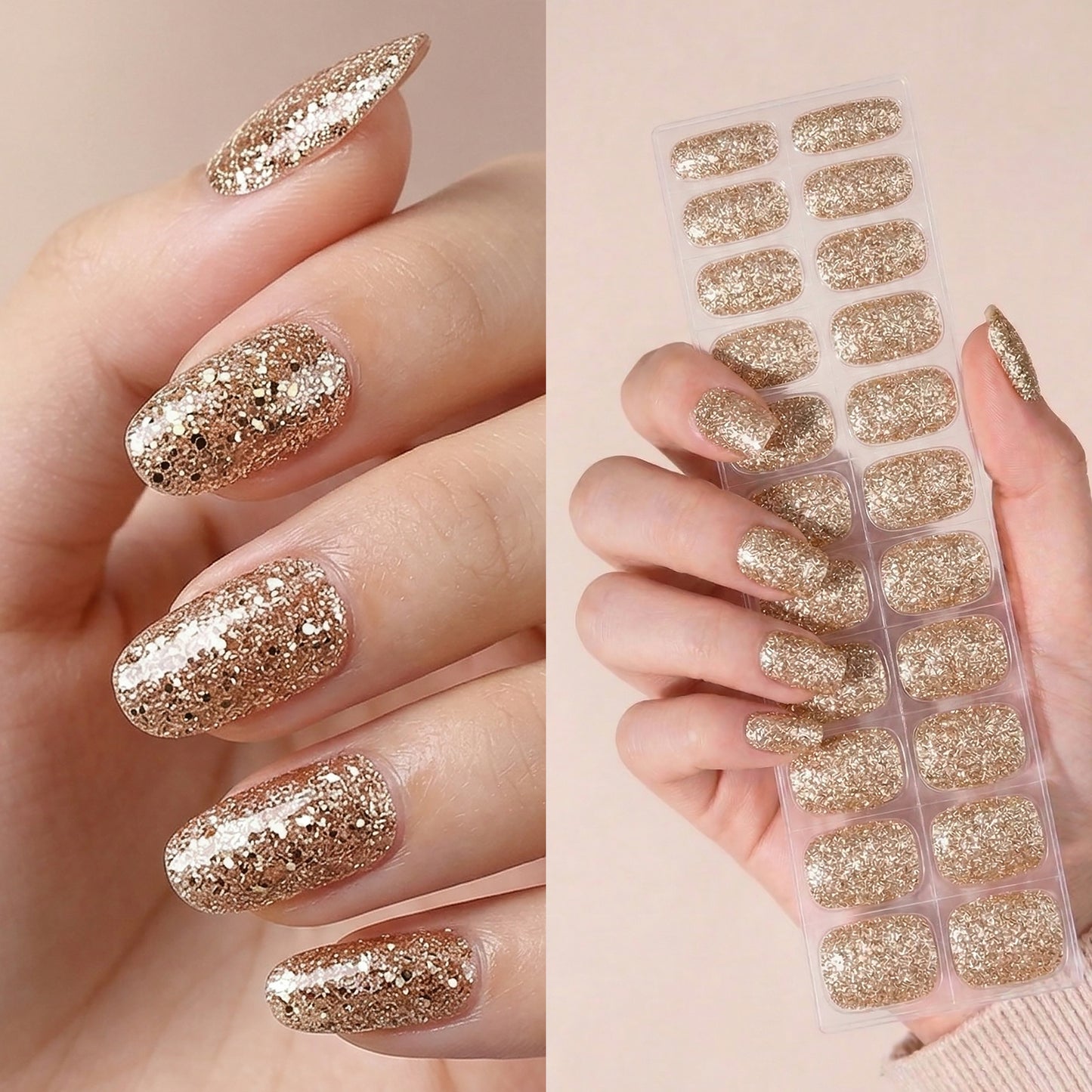 Gel Nail Strips UV-Free BSA-0006