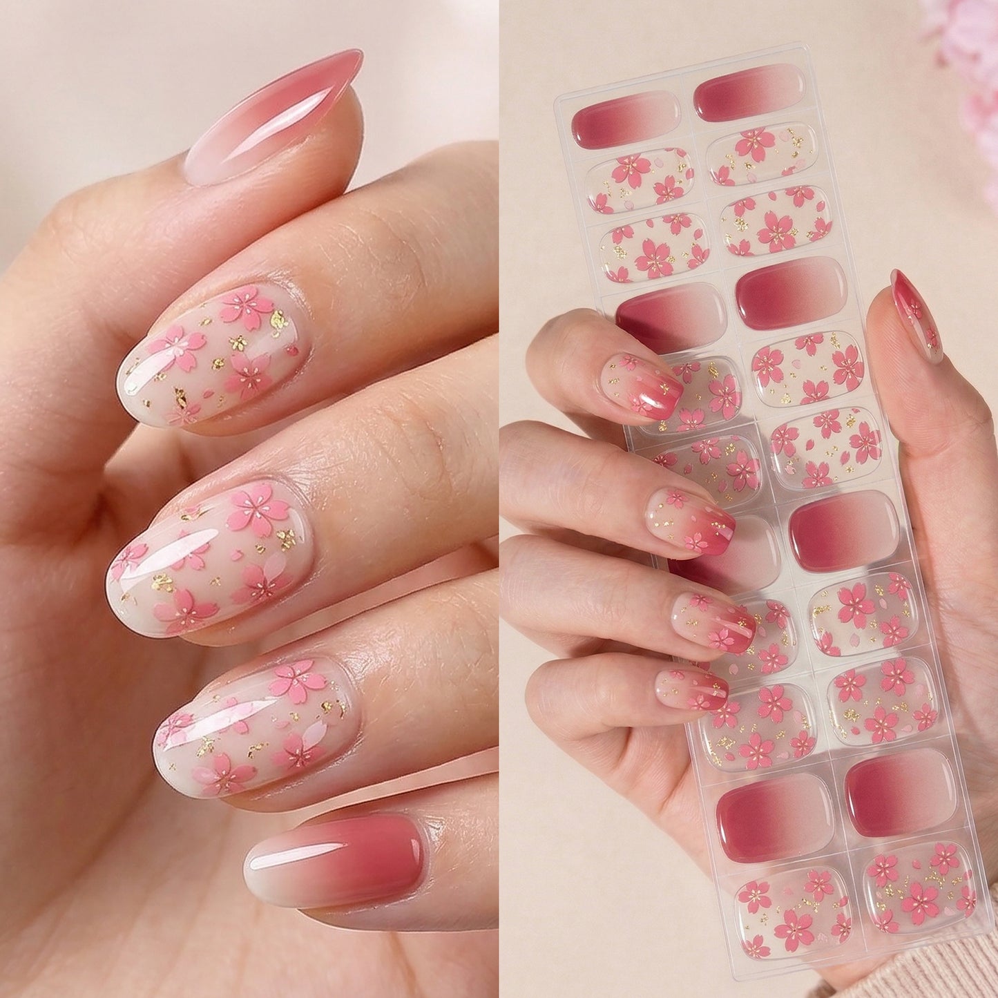 Gel Nail Strips UV-Free BSA-0355