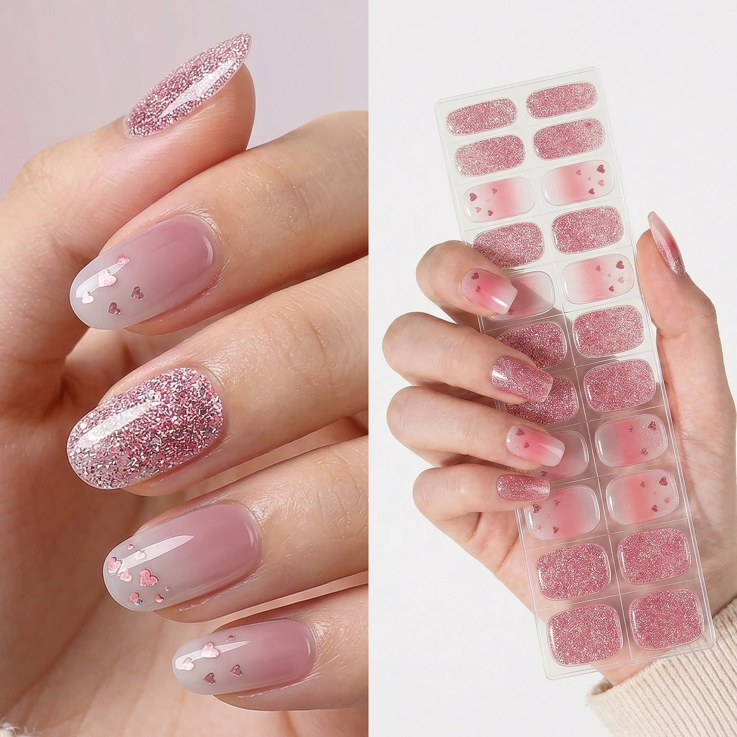 Gel Nail Strips UV-Free BSA-0338