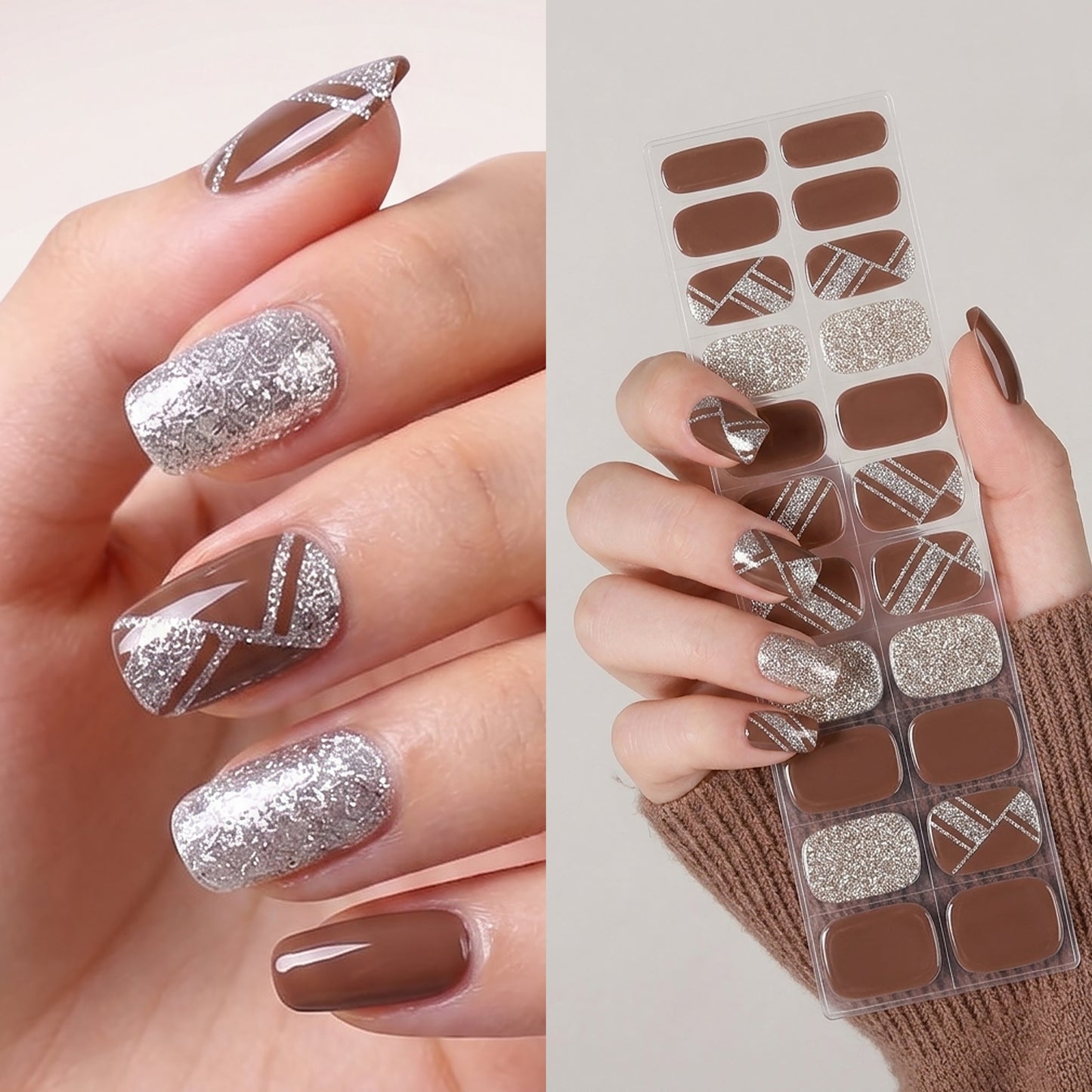 Gel Nail Strips UV-Free BSA-0027
