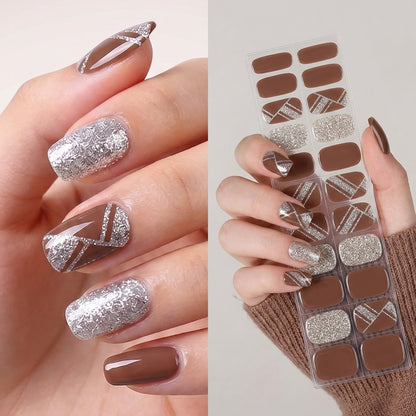 Gel Nail Strips UV-Free BSA-0027