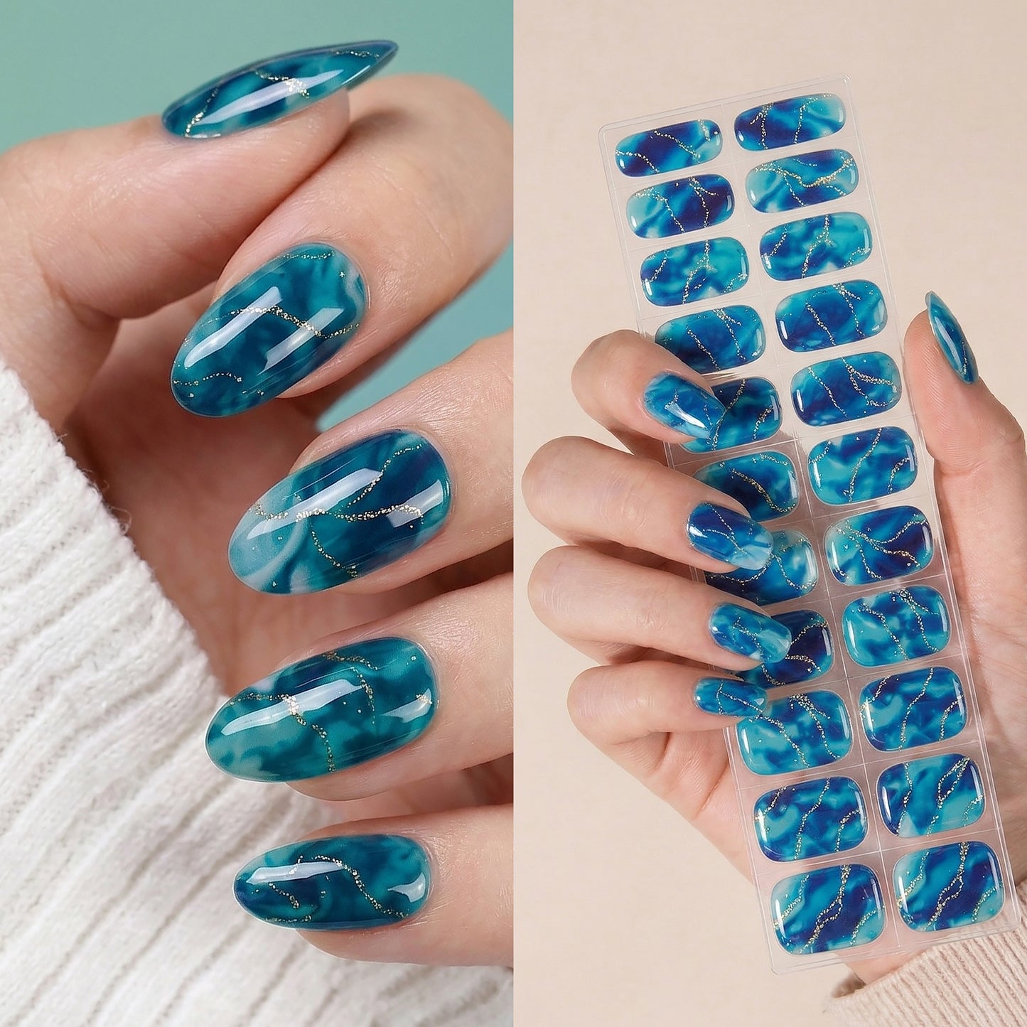 Gel Nail Strips UV-Free BSA-0377