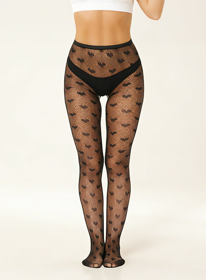 KRAVELUXX Fishnet Garter Belt Stocking Suspender Pantyhose Tights Thigh High Pantyhose