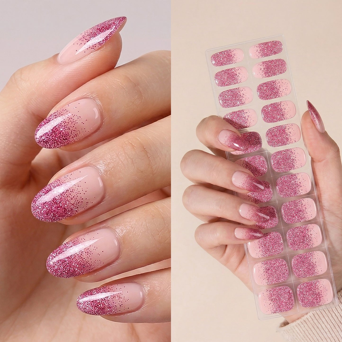 Gel Nail Strips UV-Free BSA-0313