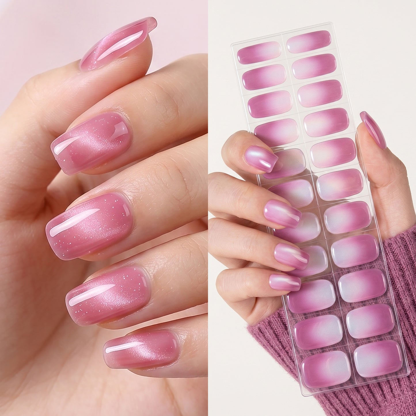 Gel Nail Strips UV-Free BSA-0193