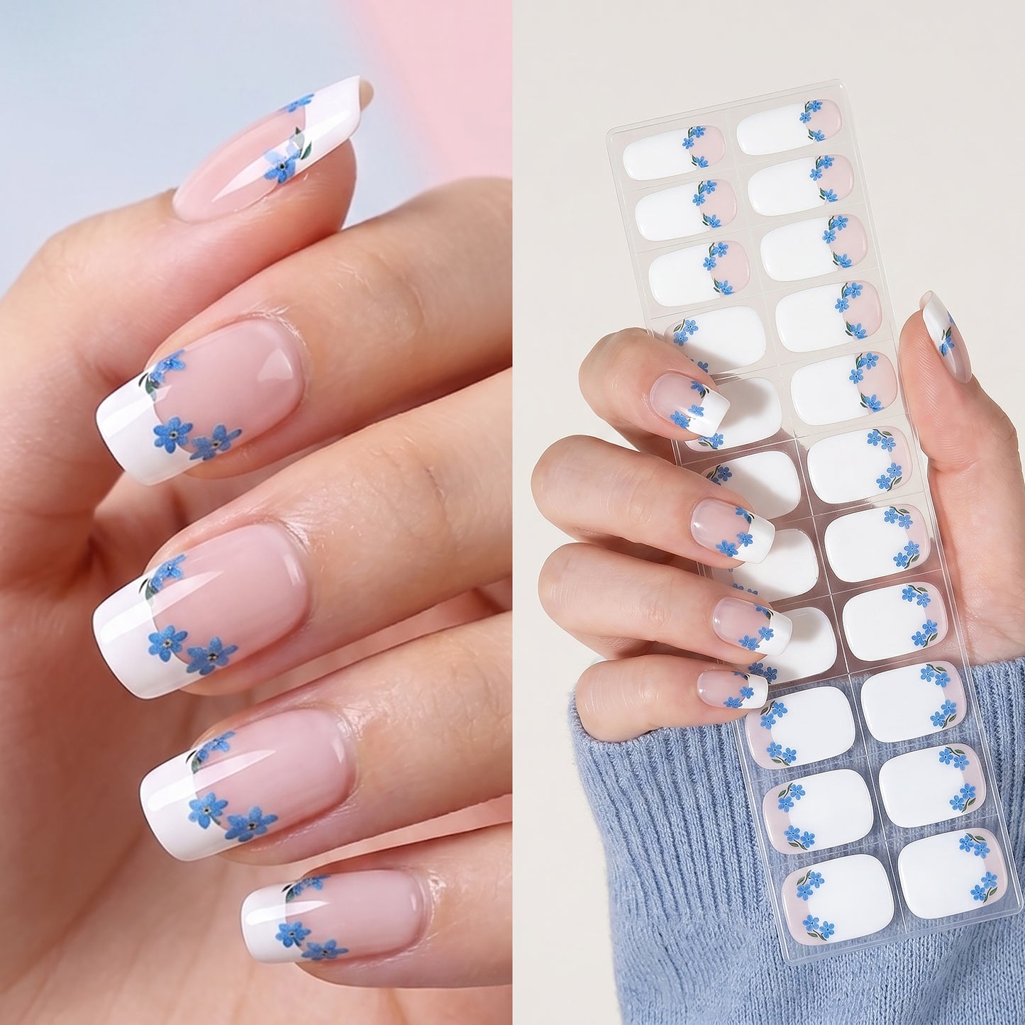 Gel Nail Strips UV-Free BSA-0165