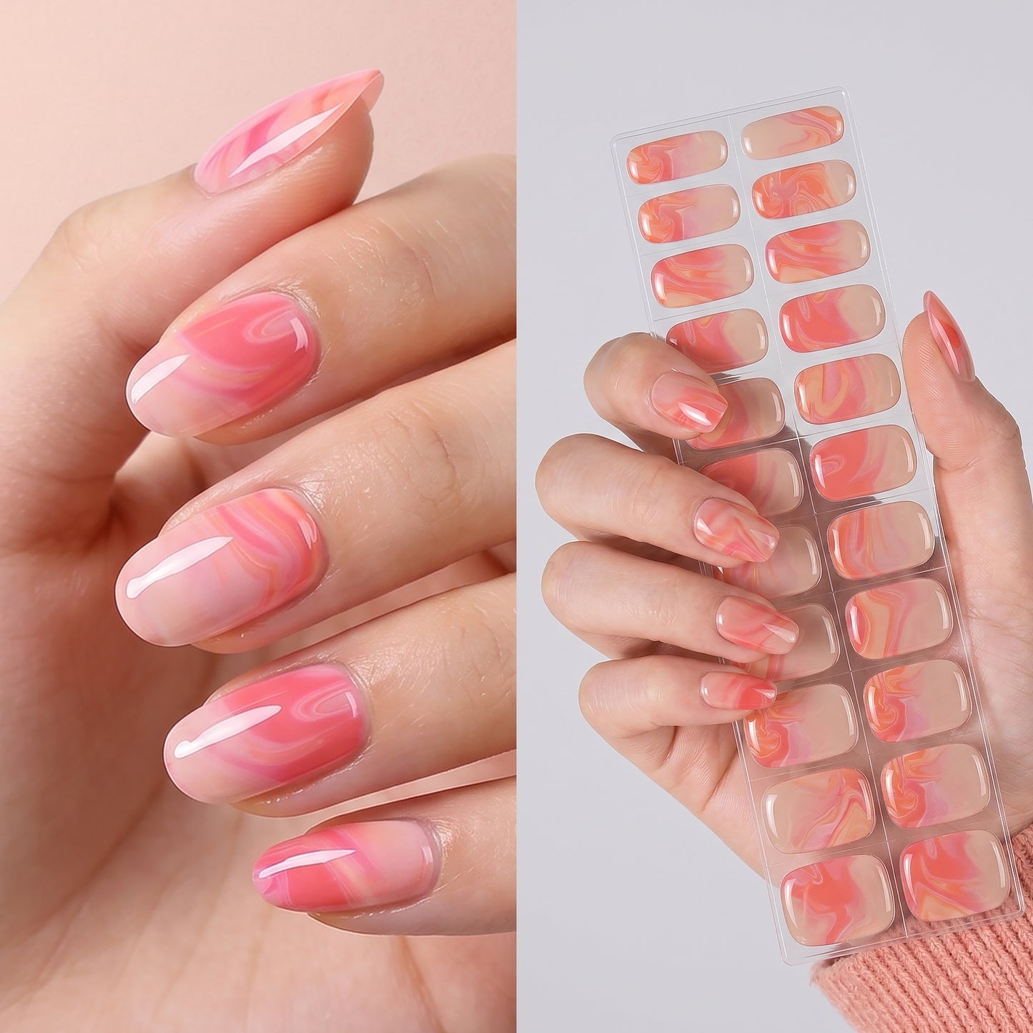 Gel Nail Strips UV-Free BSA-0333