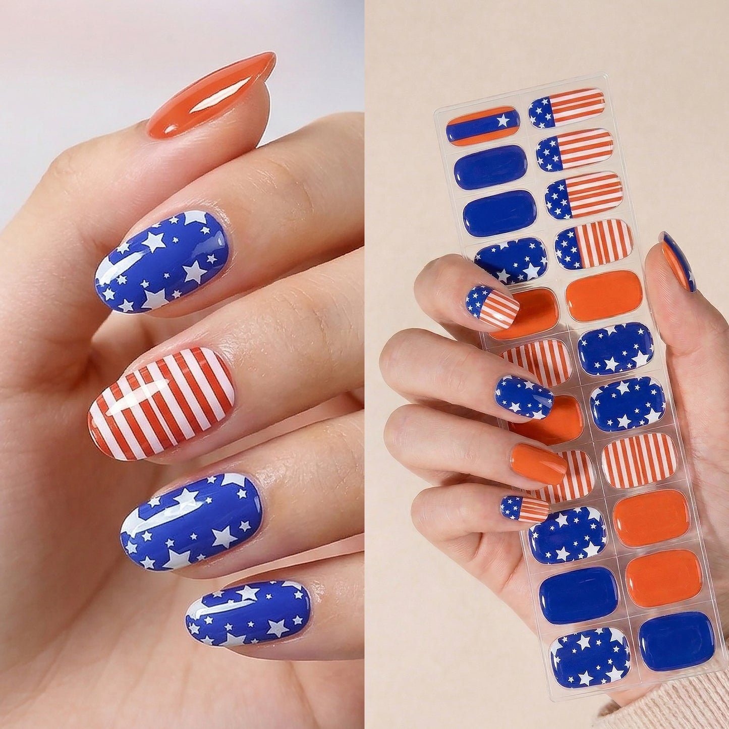 Gel Nail Strips UV-Free BSA-0354