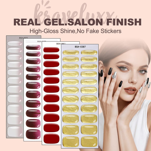 Gel Nail Strips UV-Free BSA-0369