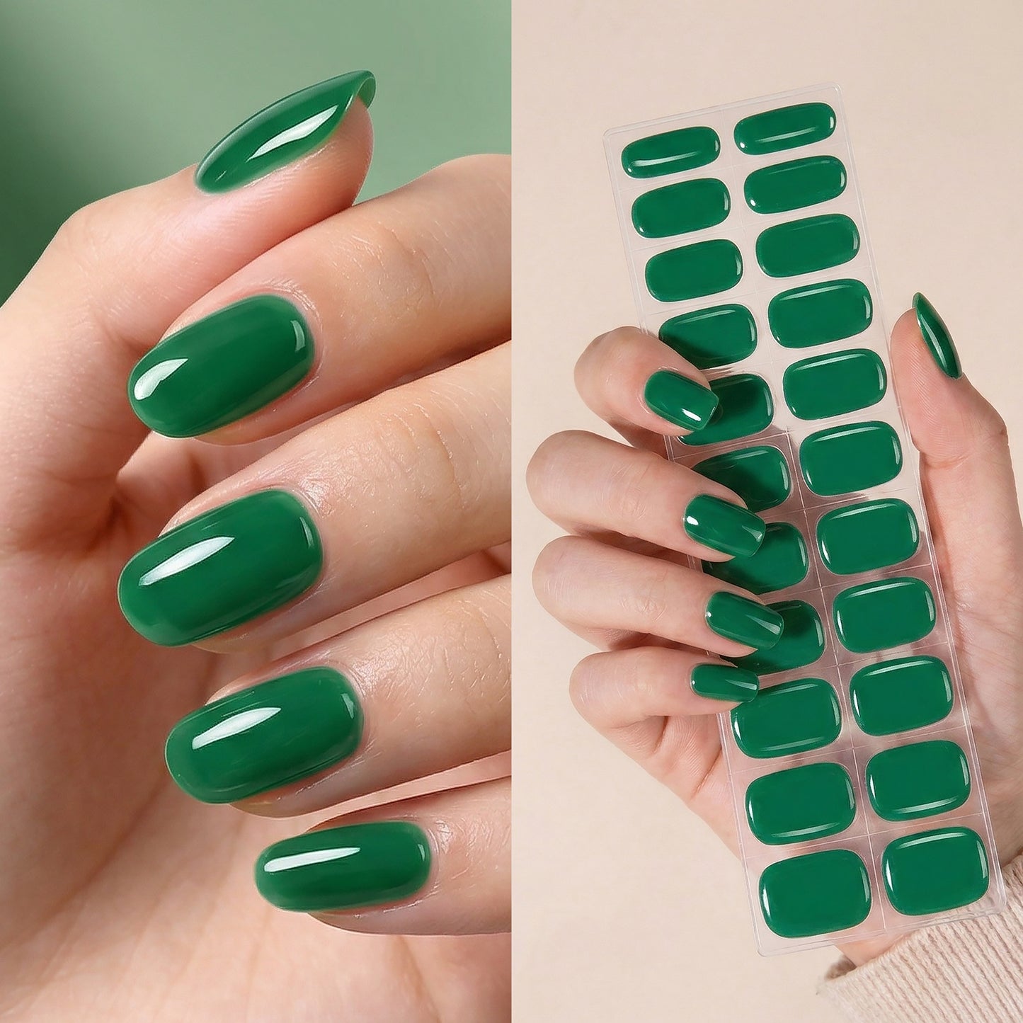 Gel Nail Strips UV-Free BSA-0009
