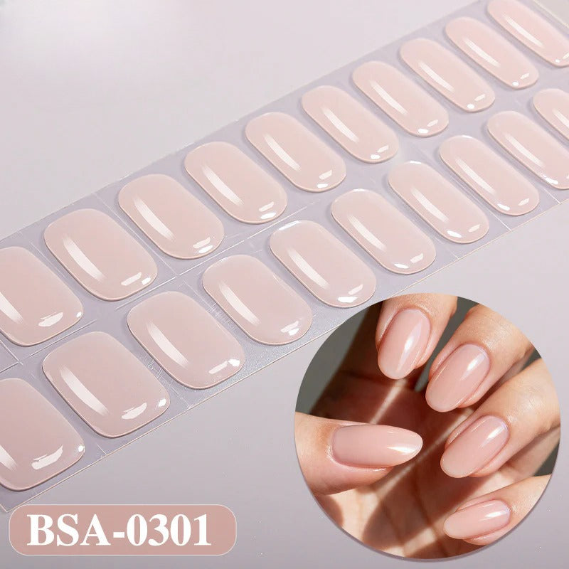 Gel Nail Strips UV-Free BSA-0301