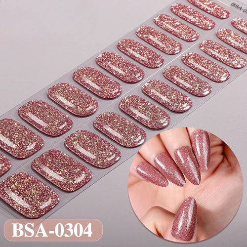 Gel Nail Strips UV-Free BSA-0304